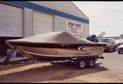 Custom Alumacraft boat cover