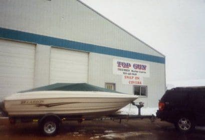 Custom Larson boat cover